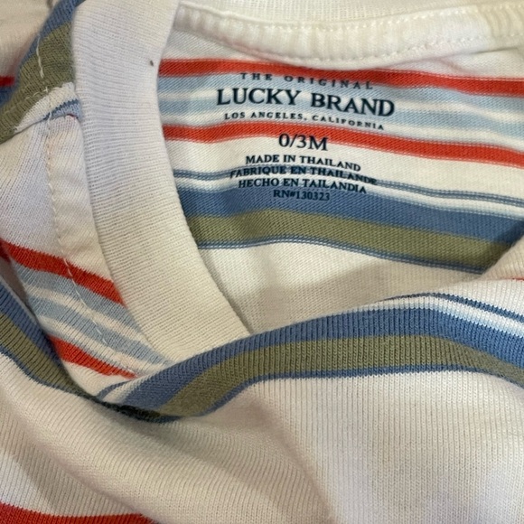 Lucky Brand Overall Outfit size 0-3 - Picture 4 of 7